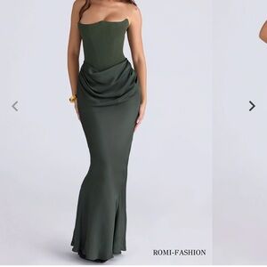 Women's Green Evening Dress